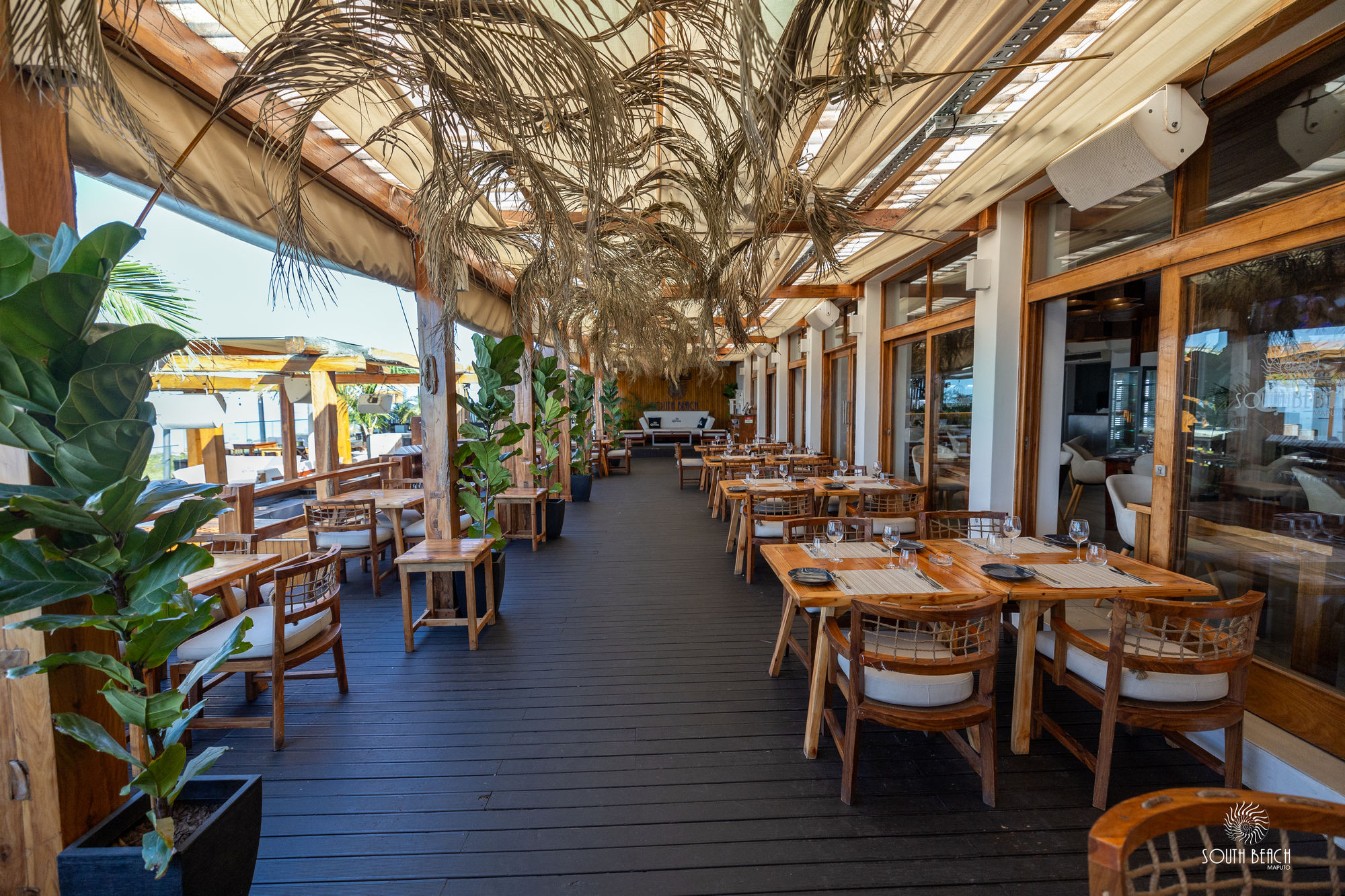 Ambiente do restaurante South Beach
